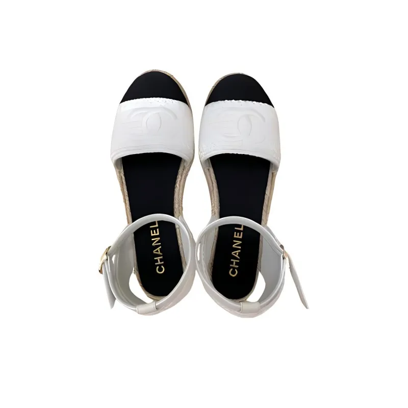 CHANEL Casual Single Shoes Women's White-4