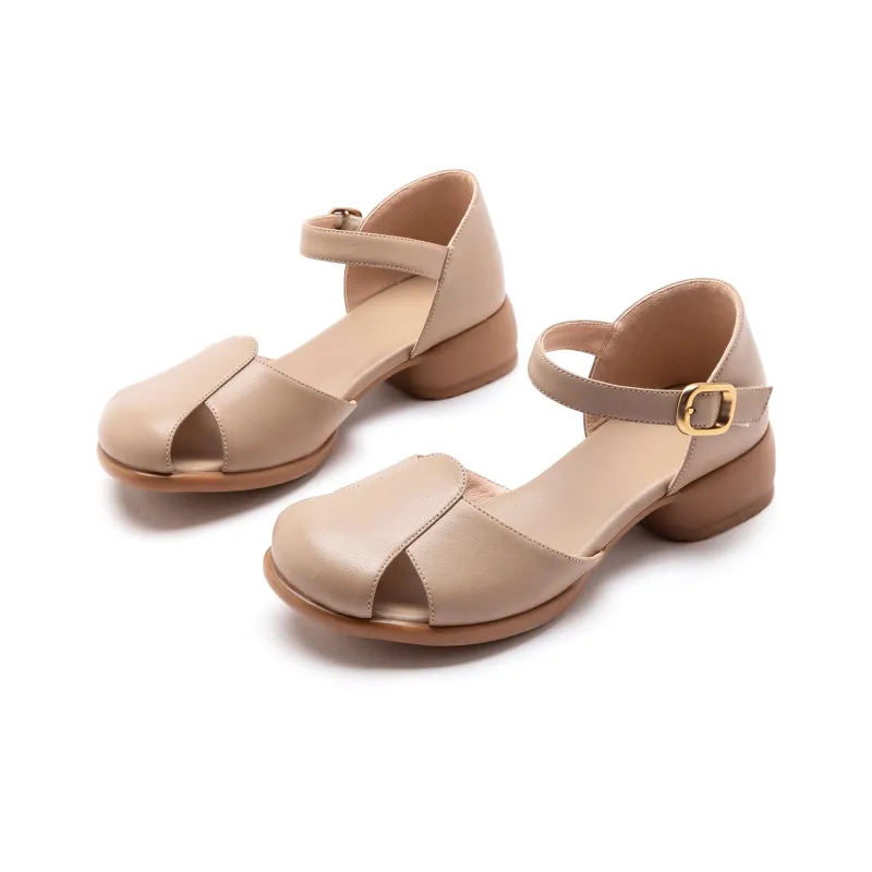 Conley Bird Rubber Sole Abrasion Resistant Slip Resistant Wrap toe Slippers Women's-26