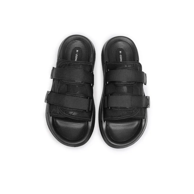 X-ZONE Stitching Slip-Resistant Abrasion-Resistant Slide Slippers Men's-9