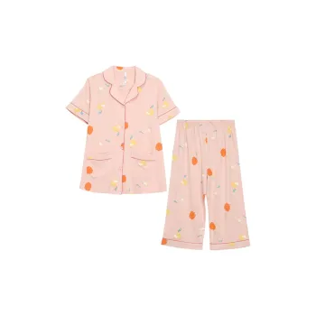 Red Beans At Home Pajama Set Women's