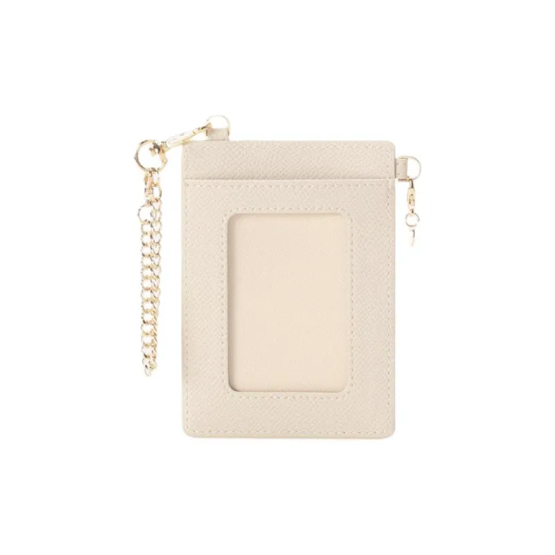 SAMANTHA THAVASA Synthetic Leather Passport Holder Women's Ecru-3