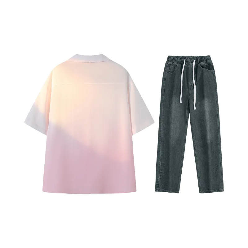 A.X.S.K Shirt Matching Set Unisex-69