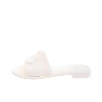 Moncler Logo Embossed Slip On Sandals Women's