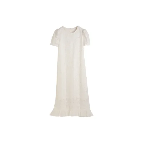 Hang Yi Court Short-Sleeved Dresses Women's