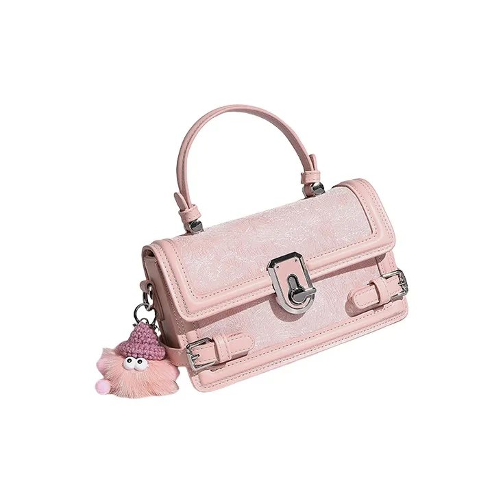 TTaG．baG Microfiber Synthetic Leather One Shoulder Handbag Women's-2