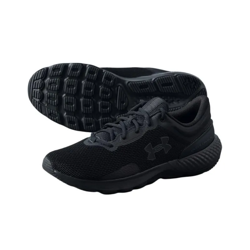 Under Armour Charged Escape 4 Anti Slip Wear Resistant Low Top Running Shoes Men's Black-3
