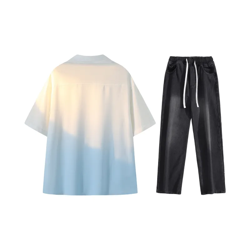A.X.S.K Shirt Matching Set Unisex-1