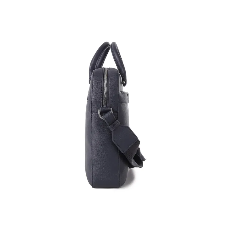 HUGO BOSS Polyester With Polyurethane Briefcase Men's Dark Blue-2