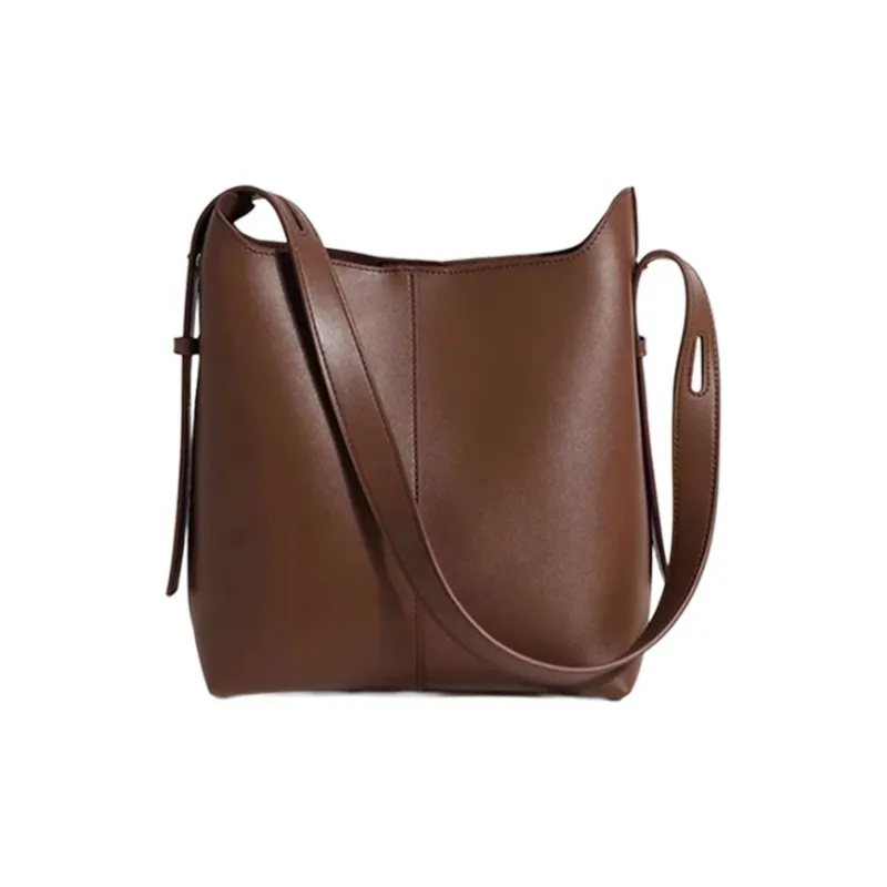 BRINCH PU Crossbody Bag, Shoulder Bag Women's Coffee/Black/Yellow-1