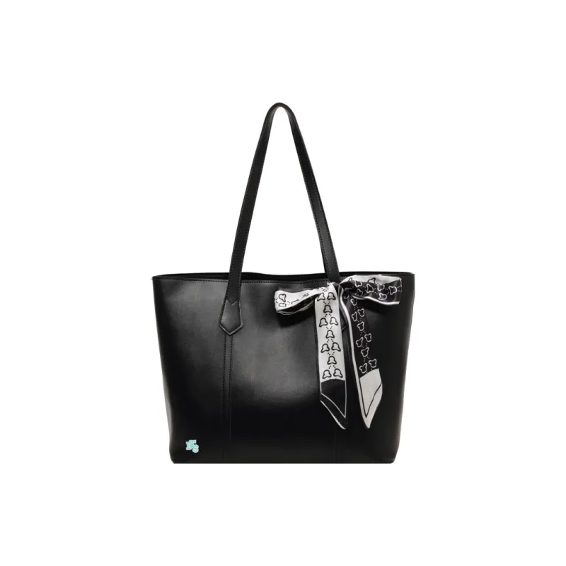 BETTERSAY PU Tote Bag, Shoulder Bag Regular Women's Black/Brown/Ecru/Coffee-0