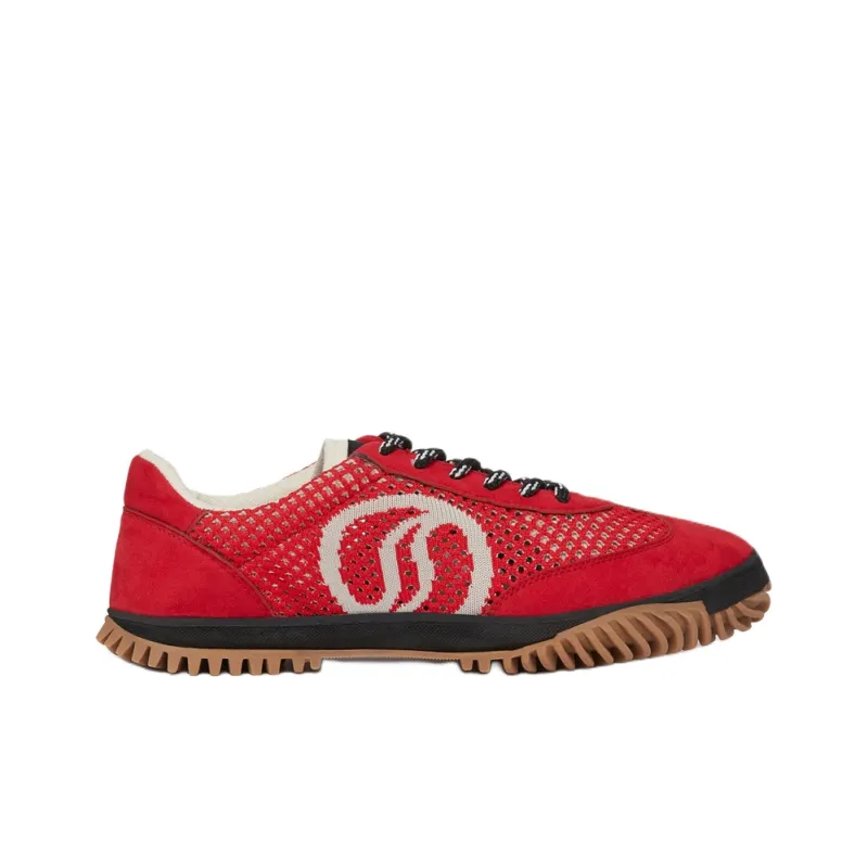 Stella McCartney S Wave Low Top Casual Shoes Women's Red-1