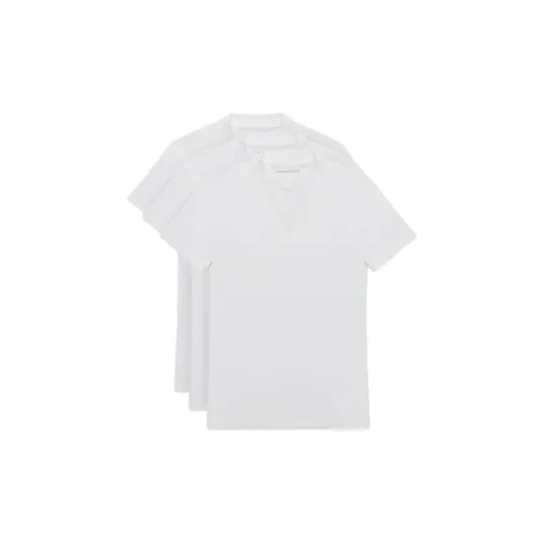 PRADA T-Shirts Men White 3-Piece Set