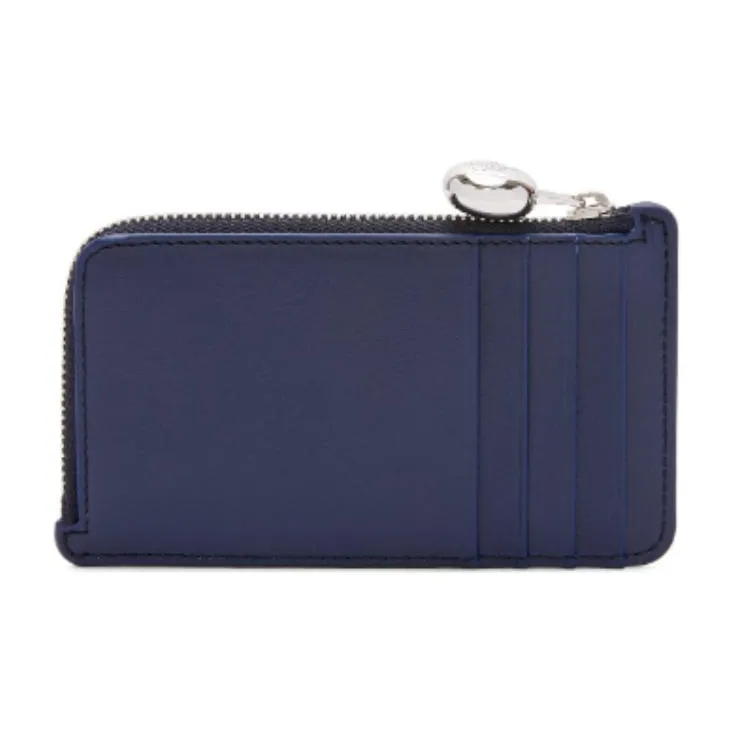 LOEWE Calfskin Card Holder Women's Dark Blue-1