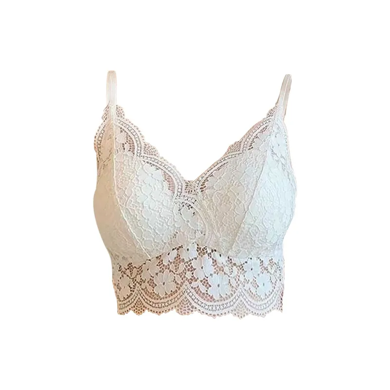 Flowers in water Women's Bras-4