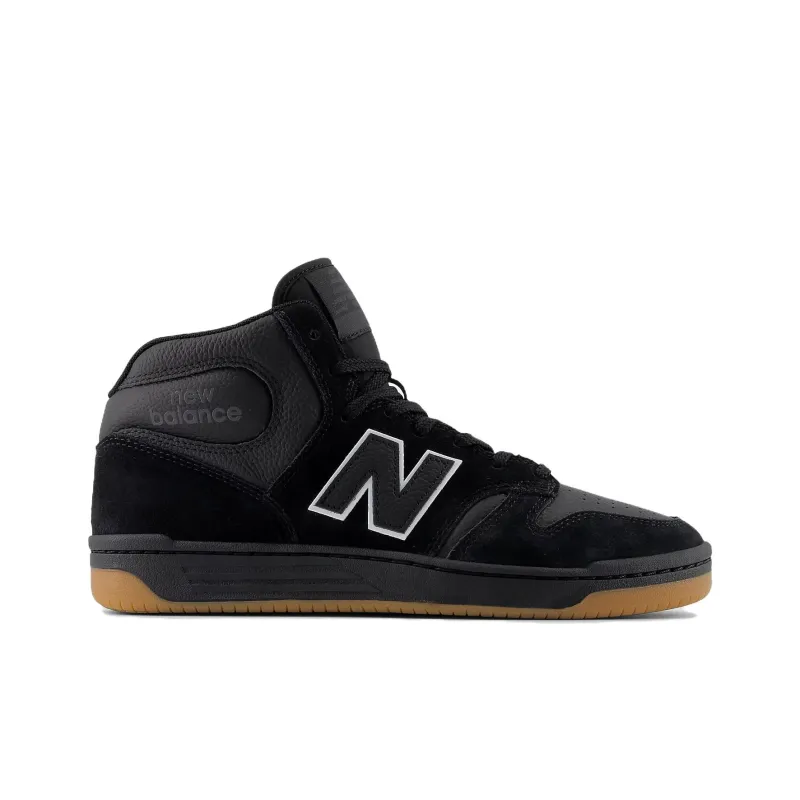 New Balance NB 480 Slip Resistant, Abrasion Resistant Cushioning High Top Basketball Shoes Unisex Black-1