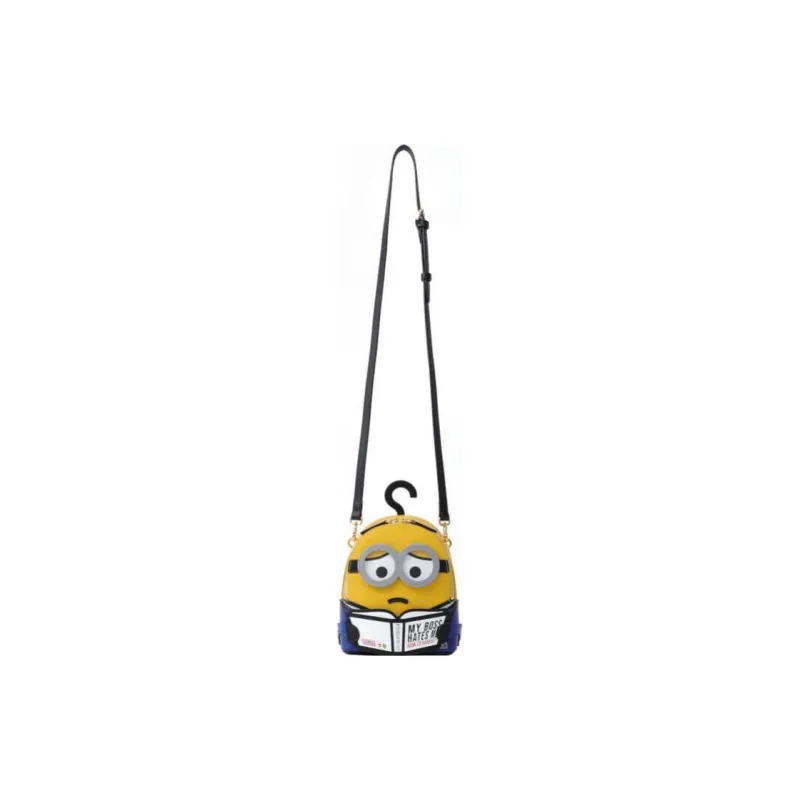 FION Cow Leather Backpack Unisex Yellow-1