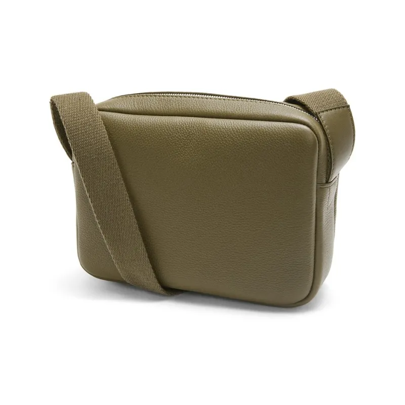 LOEWE Military Messenger Bag In Soft Grained Calfskin Xs Military Green-1
