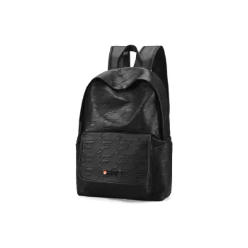 ONRF PVC Polyvinyl Chloride Backpack And Laptop Bag Regular Men's Black