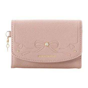 SAMANTHA THAVASA Synthetic Leather Card Holder Women's Pink