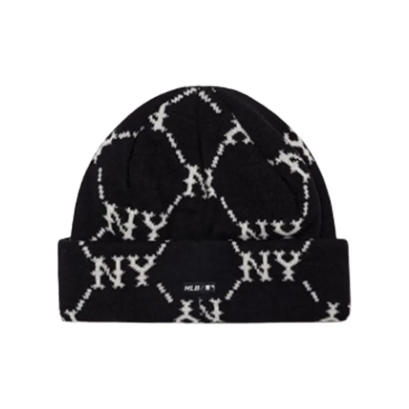 MLB KIDS Sheep Wool Acrylic Beanies Kids' Black-1