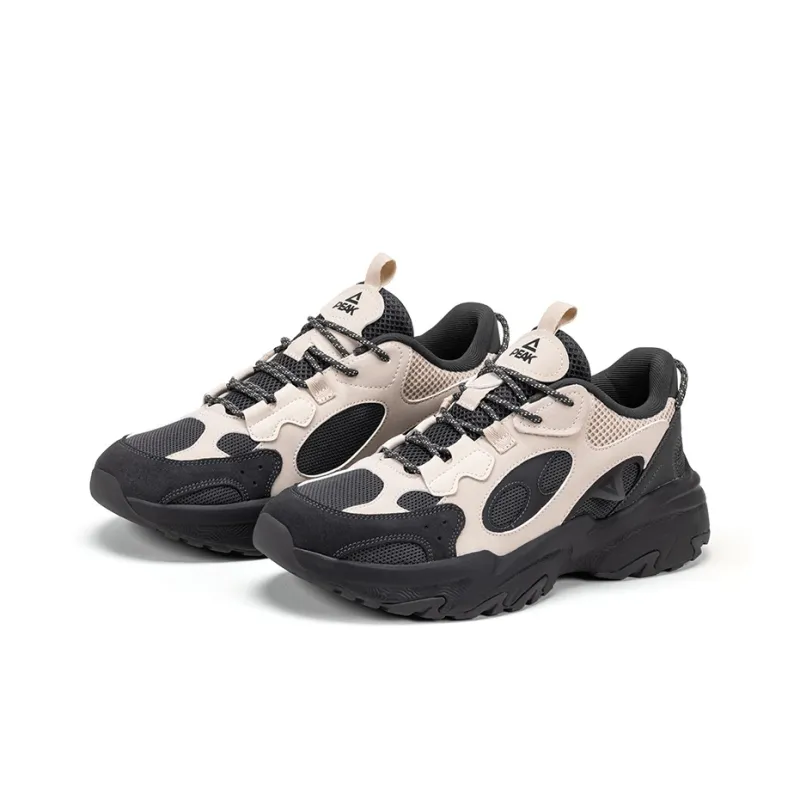 PEAK Chunky Sneakers Men Low Top Gray-2