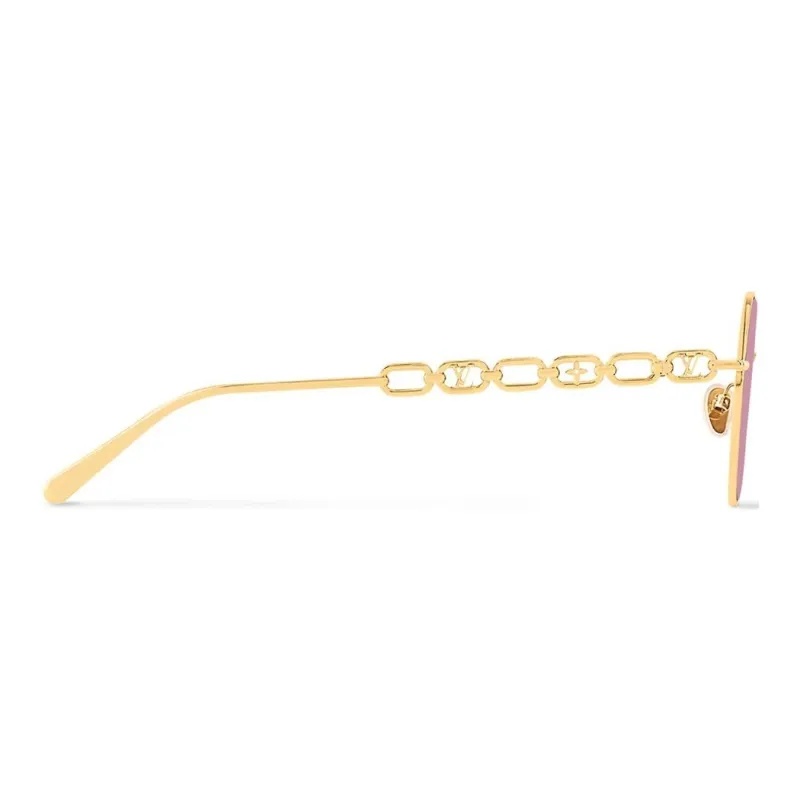 LOUIS VUITTON Z2473U My Lv Chain Pilot Sunglasses-3