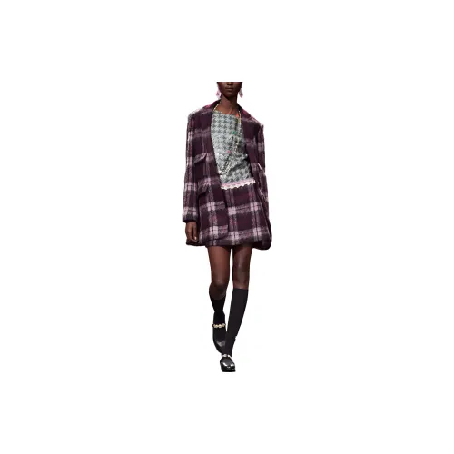 CHANEL Casual Short Skirts Women's Purple