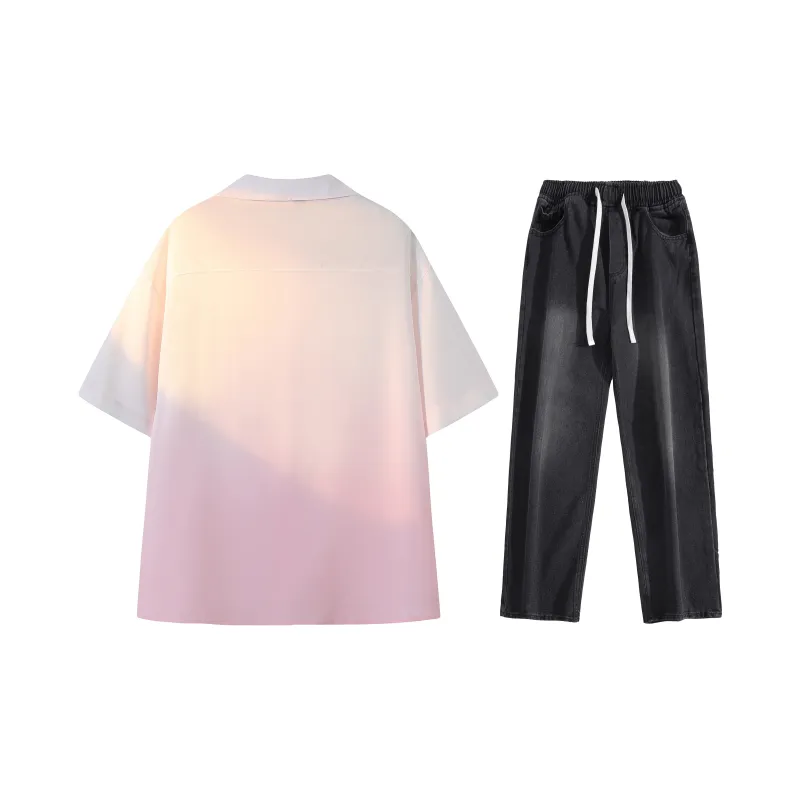 A.X.S.K Shirt Matching Set Unisex-17