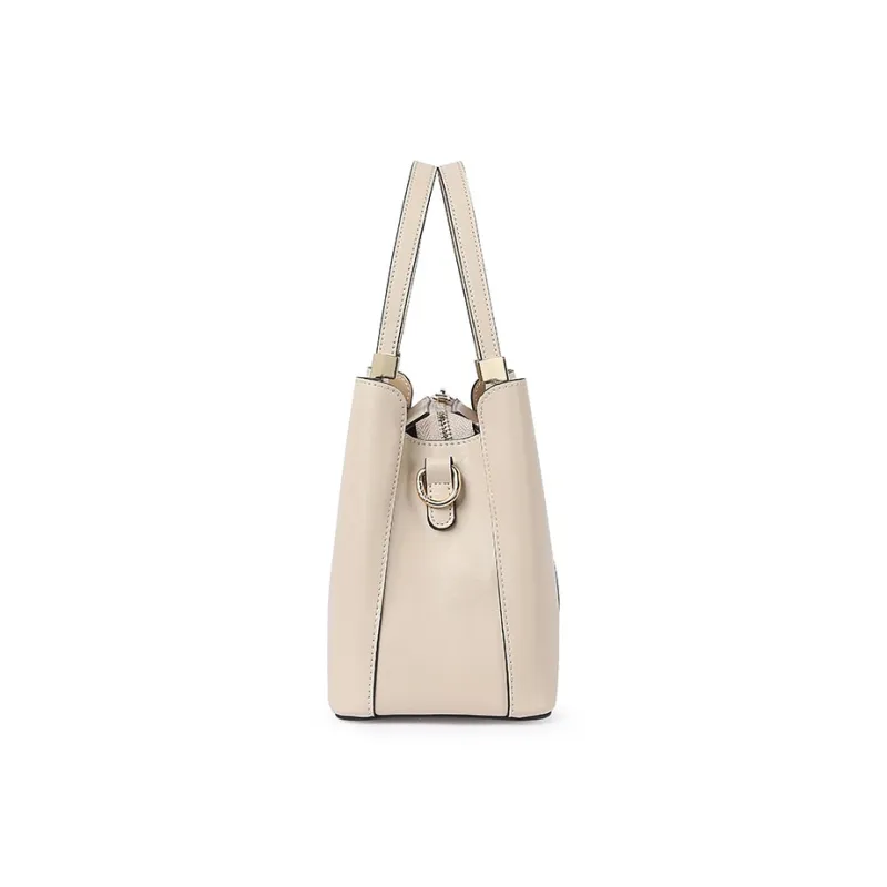 TUCANO Detachable Shoulder Strap One Shoulder Handbag Women's Milk Tea-2