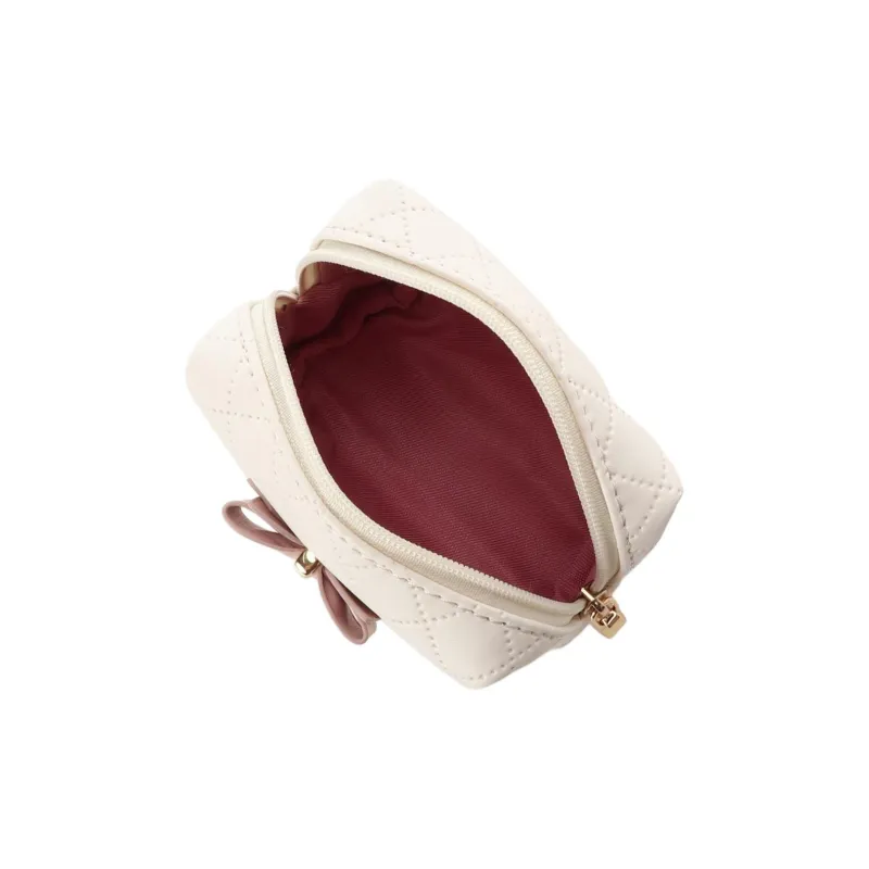 SAMANTHA THAVASA Synthetic Leather Clutch Mini Women's White-3