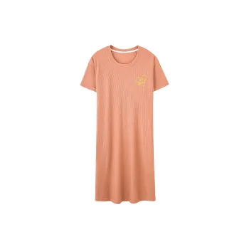 Mulong Family Nightgown Women's Orange