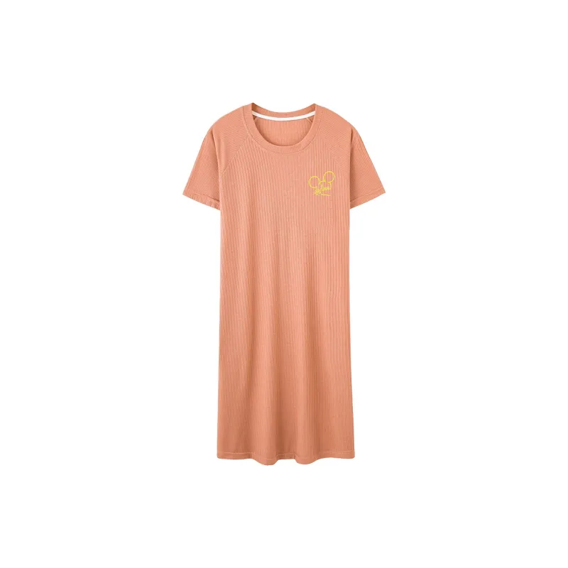 Mulong Family Nightgown Women's Orange-0