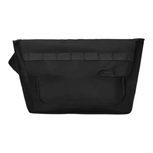 Skechers Fabric Shoulder Bag Crossbody Bag Unisex Carbon Black