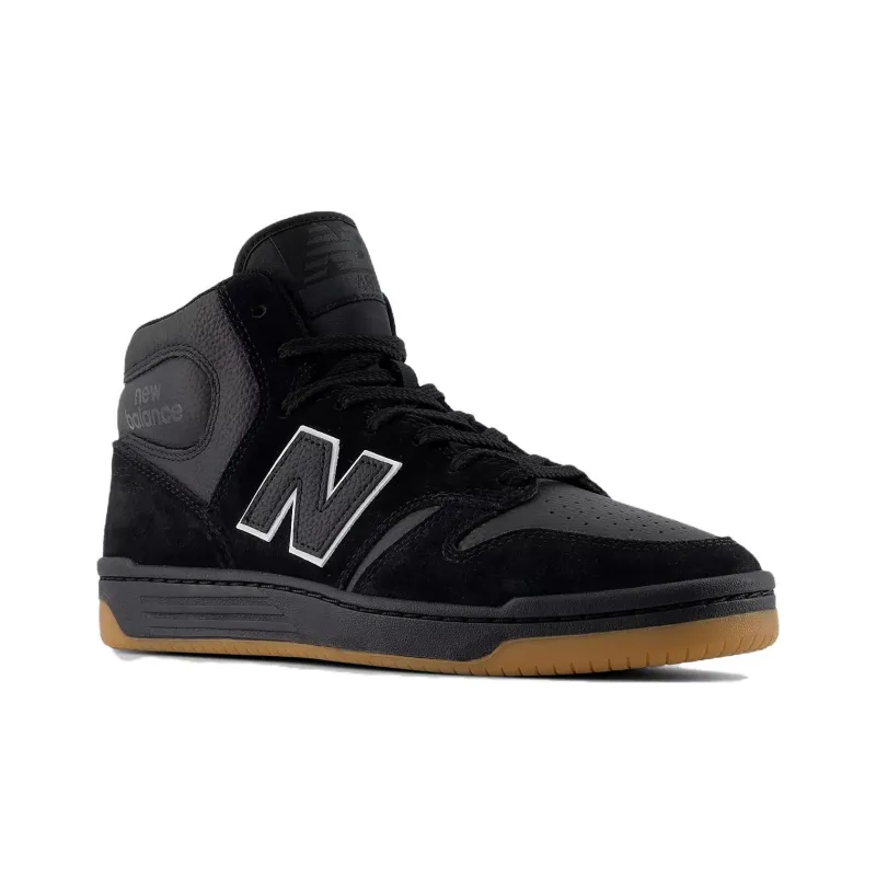New Balance NB 480 Slip Resistant, Abrasion Resistant Cushioning High Top Basketball Shoes Unisex Black-2