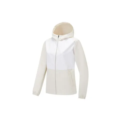 XTEP Variety Training Collection Trench Coats Women's Cotton White/Pearl White