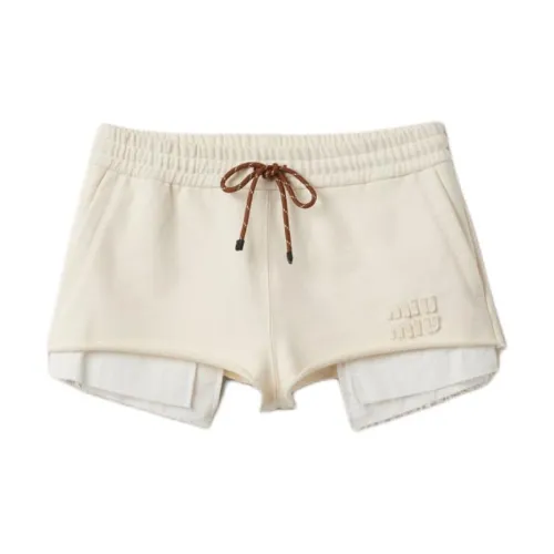 MIU MIU Casual Shorts Women's Beige