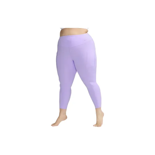 Nike Sports Pants Women's Purple Lilac Flower