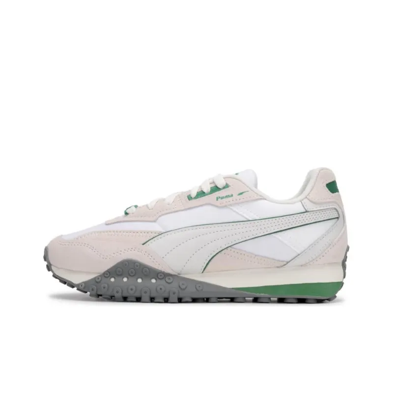 PUMA Blktop Rider Nylon LT Breathable Low Top Casual Shoes Unisex White Beige-0