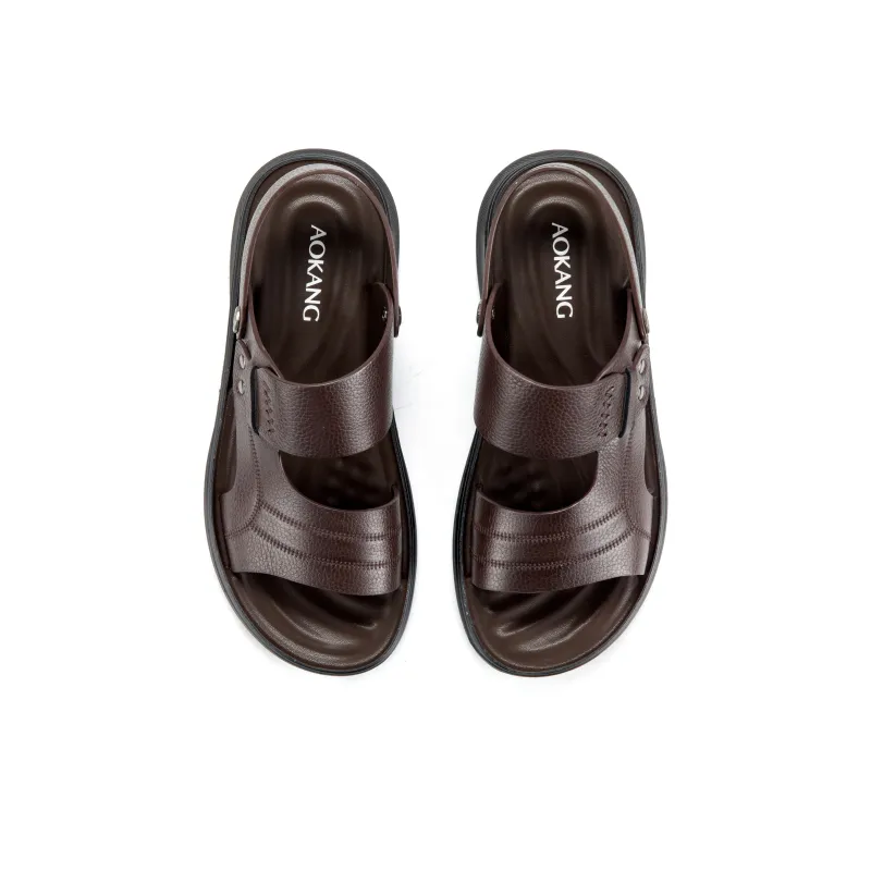AOKANG Travel Flat Home Beach Sandals Men's-13