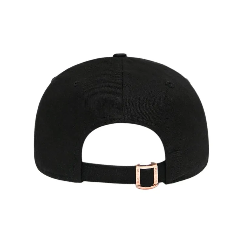 New Era Cotton Polypropylene Polyester Baseball Caps Women's Black-2
