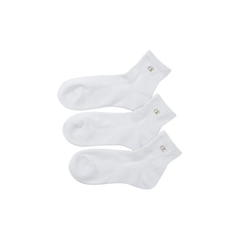 Champion Mid-Calf Socks Men's 3 Pack White-0