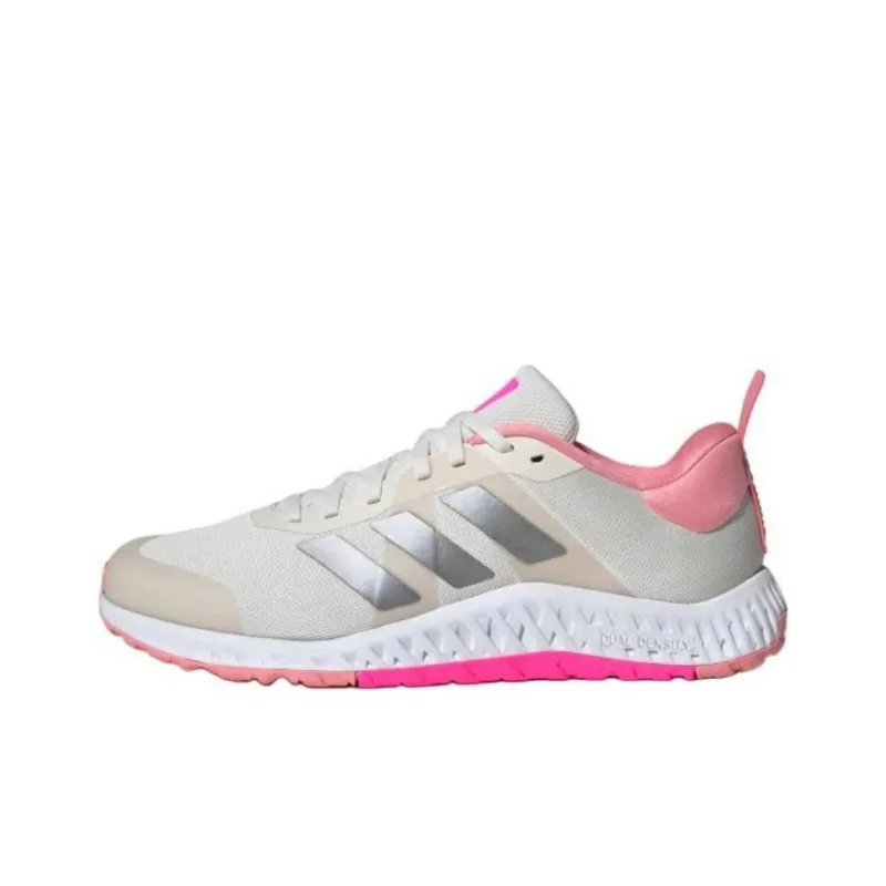 Adidas Everyset Trainer Chalk White Iron Metallic Lucid Pink Women's-0