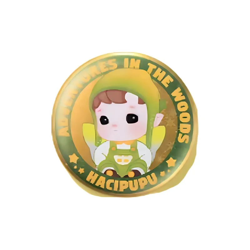 POP MART Forest Adventure Collection Tinplate Badge Blind Box Products Single Mystery Box/Full Box 12 Pcs-7