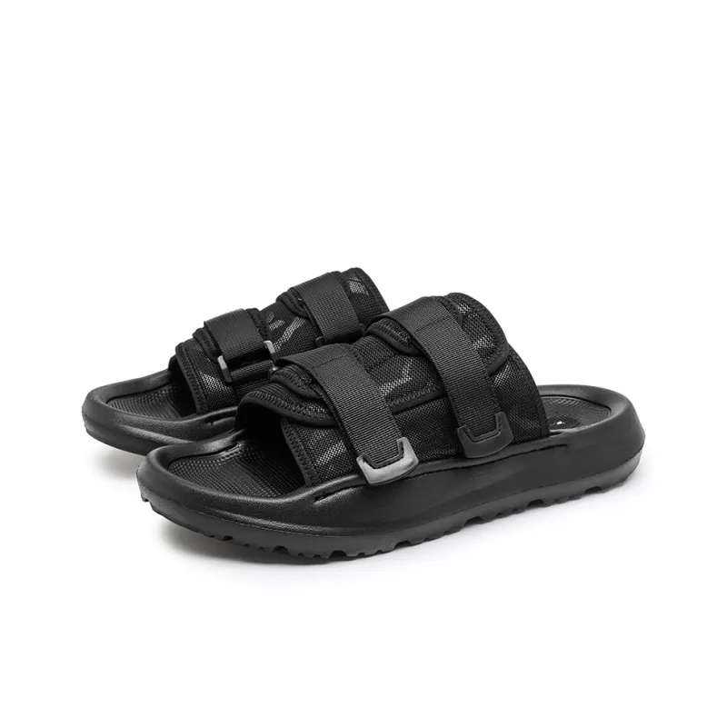 X-ZONE Stitching Slip-Resistant Abrasion-Resistant Slide Slippers Men's-10