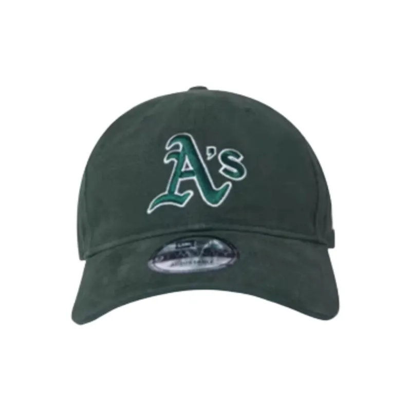 New Era Cotton Baseball Caps Unisex Dark Green-1