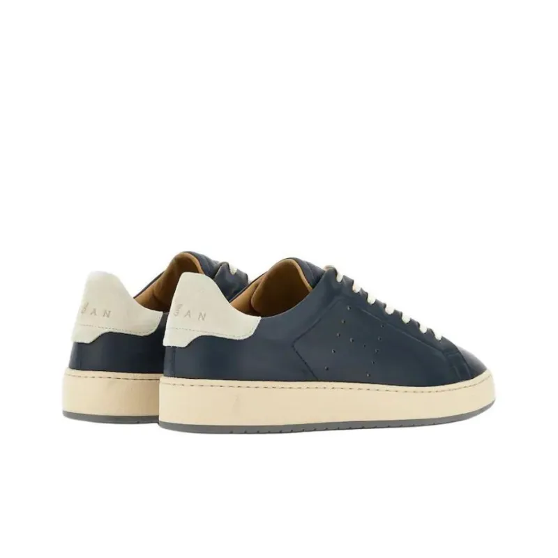 HOGAN Round Toe Lace Up Sneakers-4