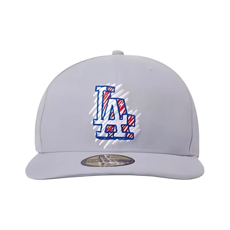 New Era Polyester Baseball Caps Unisex Gray-1
