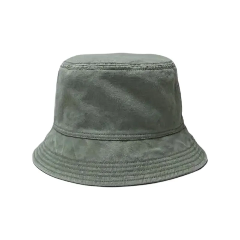 Other Stories Cotton Bucket Hats Unisex Khaki Green-1