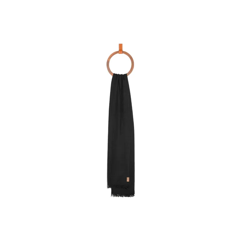 LOEWE Knit Scarves Unisex Black-1