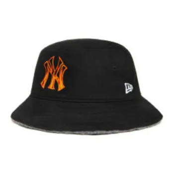 New Era Cotton Bucket Hats Unisex Black